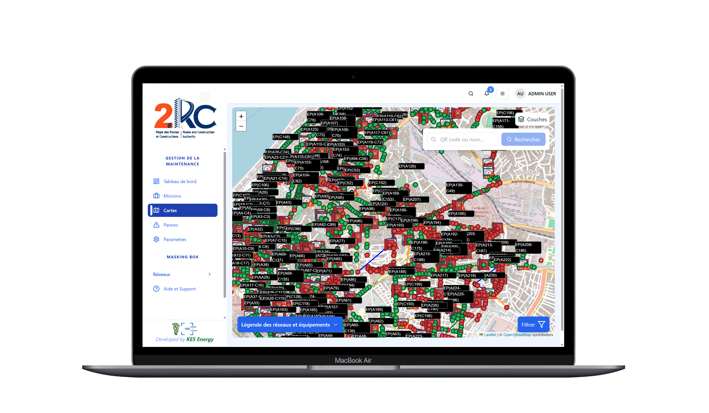 Application Web — Administrateurs