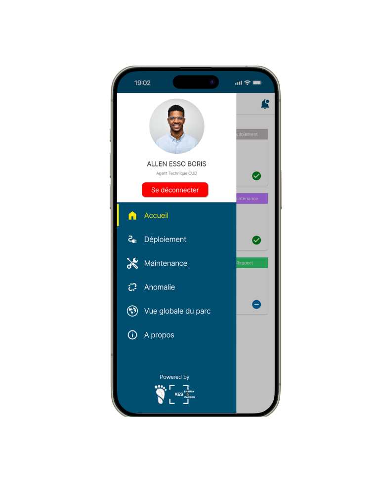 Application Mobile — Agents terrain